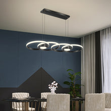 Load image into Gallery viewer, Modern LED Pendant Light Modern Pendant Golden/Black Chandeliers Hanging Lights