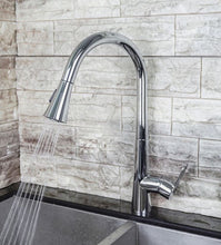 Load image into Gallery viewer, Kitchen Faucets with Pull Out Spray Mixer Faucet Swivel Chrome Stainless Steel