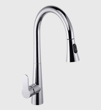 Load image into Gallery viewer, Kitchen Faucets with Pull Out Spray Mixer Faucet Swivel Chrome Stainless Steel