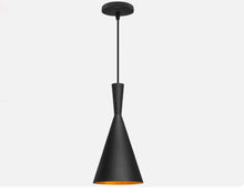 Load image into Gallery viewer, 1 Lamp Pendant Light Cone Aluminium Black Ceiling Light