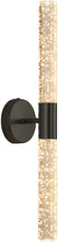 Load image into Gallery viewer, LED Wall Sconce Crystal with Bubble Glass Wall Lamps Modern Indoor Crystal Black/Gold Warm White