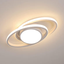 Load image into Gallery viewer, Modern LED Ceiling Light with Remote Control – Decorative Flush Mount Fixture White 40cm