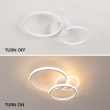 Load image into Gallery viewer, Ceiling Light White/Gold Round 42W Modern LED Ceiling Light Warm White