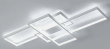 Load image into Gallery viewer, LED Ceiling Lamp Modern Square Integrated LED 40W Cool White 6000K 90cm Black/White Chandelier