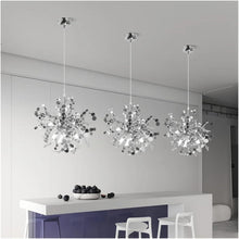 Load image into Gallery viewer, Chandelier Pendant Light Height Adjustable Silver/Gold Hanging Lamp