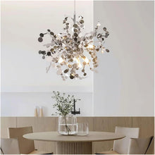 Load image into Gallery viewer, Chandelier Pendant Light Height Adjustable Silver/Gold Hanging Lamp