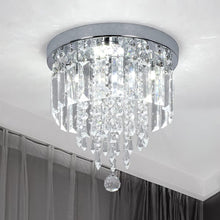 Load image into Gallery viewer, Modern LED Crystal Ceiling Lights Pendant Chandelier Lamp Cool White 28x25cm