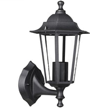 Load image into Gallery viewer, Outdoor Wall Lamp Black Acrylic Weatherproof IP65 E27 Bulb
