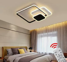 Load image into Gallery viewer, 3 Squares Structure Ceiling Light Modern Ultra-Thin Led Ceiling Lamp Flush Mount White/Black Indoor Decoration