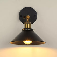 Load image into Gallery viewer, Vintage Industrial Metal Wall Sconce Lighting 180 Degree Adjustable Wall Lamp Wall Mount Light Fixture