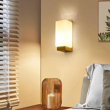 Load image into Gallery viewer, Wooden Wall Lights Indoor E27 Modern Minimalist Design Wall Lamp