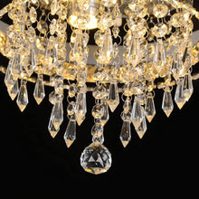 Load image into Gallery viewer, Ceiling Light Silver Modern Crystal Flush Mount Cool White/Warm White LED 30 x 22 cm