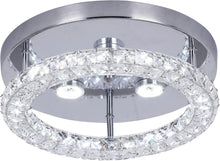 Load image into Gallery viewer, Chandelier Silver Modern LED Crystal Flush Mount Changeable 30cm