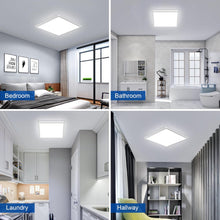 Load image into Gallery viewer, Ceiling Light LED Flush Mount LED Square 30cm White 3 Color Lights