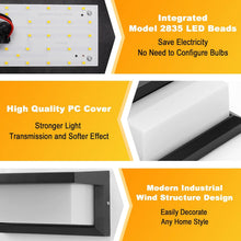 Load image into Gallery viewer, Wall Sconce Black LED Modern Indoor/Outdoor IP65 Warm White Light Fixtures Wall Light