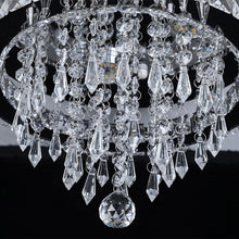 Load image into Gallery viewer, Ceiling Light Silver Modern Crystal Flush Mount Cool White/Warm White LED 30 x 22 cm