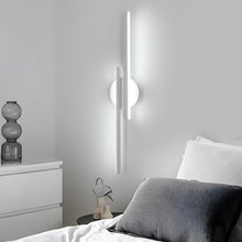 Load image into Gallery viewer, Modern Linear LED Wall Light 60cm Cool White 6500K Black/White