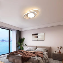 Load image into Gallery viewer, Modern LED Ceiling Light with Remote Control – Decorative Flush Mount Fixture White 40cm