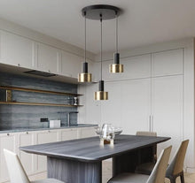 Load image into Gallery viewer, Modern Nordic Lamp Round 3 Heads Minimalist Dining Room Chandelier