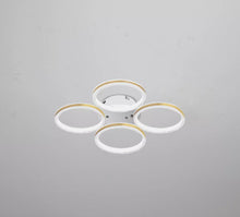 Load image into Gallery viewer, Bedroom LED Ceiling Light 4 Head Chic Chandelier Pendant Lamp Black/White Lighting
