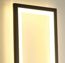 Load image into Gallery viewer, Wall Light Modern Iron Wall Sconce Wall Mounted Light 17W Bedside Lamp Rectangle Black/White