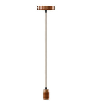 Load image into Gallery viewer, Adjustable Hemp Pendant Light Industrial E27 Ceiling Light Copper