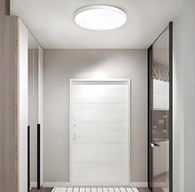 Load image into Gallery viewer, LED Ceiling Light Fixture 6000K Cool White Round Flush Mount Ceiling Light White/Black