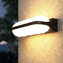 Load image into Gallery viewer, 24W LED Wall Light Outdoor Wall Sconce IP65 Waterproof Square Metal Cold White Outdoor Wall Lamp