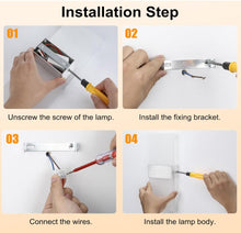 Load image into Gallery viewer, 12 W LED White Wall Light Indoor Modern Wall Lamp Up and Down Hallway Lighting for Bedroom Corridor Living Room Stairs Warm White