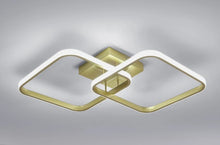 Load image into Gallery viewer, 42W Modern LED Ceiling Light 6500K Gold Ceiling Lamp Bedroom Living Room 64CM