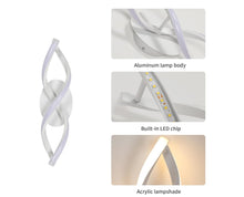 Load image into Gallery viewer, White LED Indoor Wall Light 16 W 1800 LM Modern Wall Lamp Warm White Light
