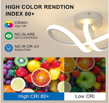 Load image into Gallery viewer, Modern LED Ceiling Light 30 cm White/ Black 3 Color Lights
