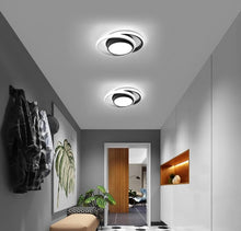 Load image into Gallery viewer, LED Ceiling Light White and Black Round Modern 32W, 2350LM Cold White Light