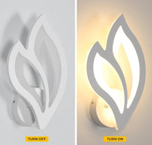 Load image into Gallery viewer, LED Indoor White Wall Light Creative Leaf-Shaped Wall Lamp 3000K 29cm