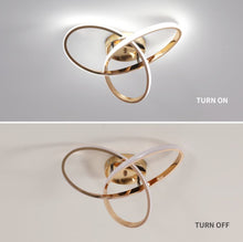 Load image into Gallery viewer, Modern Golden LED Ceiling Light Interior Lighting Cold White 30 cm