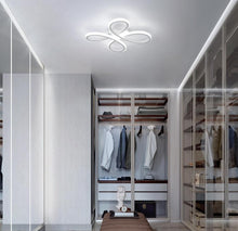 Load image into Gallery viewer, Modern LED Ceiling Light White/Black , 30W Ceiling Lamp Flower Ceiling Lighting Cool Light