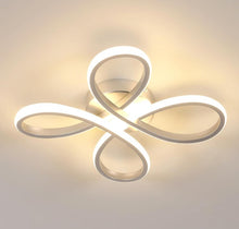 Load image into Gallery viewer, Modern LED Silver Ceiling Light Flower Shape Warm White Light 30cm