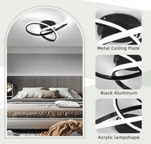 Load image into Gallery viewer, LED Black Ceiling Light Dimmable with Remote Control 40cm Modern Ceiling Lamp