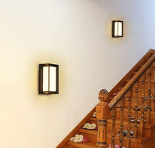 Load image into Gallery viewer, Outdoor Wall Light 2 Pack Black 18W Outdoor Modern LED Waterproof IP65 Neutral Light 4000K