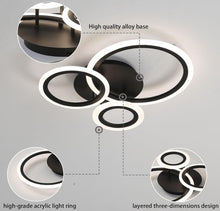 Load image into Gallery viewer, Modern LED Ceiling Lamp Dimmable Ceiling Lighting with Remote Control 3 Color Lights 53cm