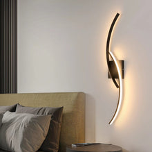 Load image into Gallery viewer, Wall Lamp Modern Simple Black Warm Light 80cm Wall Sconce