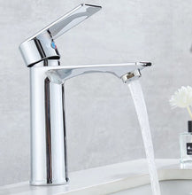 Load image into Gallery viewer, Basin Tap Modern Chrome Single Handle Basin Mixer Tap Brass With Waste