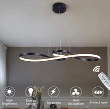 Load image into Gallery viewer, LED Ceiling Light Chandelier Pendant Light Gold/Black Dimmable With Remote Control 75cm