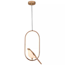 Load image into Gallery viewer, Acrylic Bird Chandelier LED Gold Pendant Light Ceiling Lamp 3 Colors Light