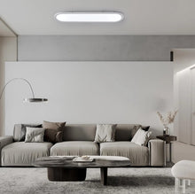 Load image into Gallery viewer, LED Ceiling Light Ultra Thin Low Profile Modern Black/White 70cm Cool White