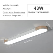 Load image into Gallery viewer, Modern LED Ceiling Light Dimmable with Remote Control Oval Light Black/Gold 100cm
