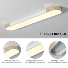 Load image into Gallery viewer, Modern LED Ceiling Light Dimmable with Remote Control Oval Light Black/Gold 100cm