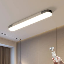Load image into Gallery viewer, Modern LED Ceiling Light Dimmable with Remote Control Oval Light Black/Gold 100cm