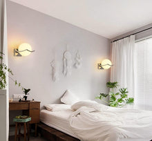 Load image into Gallery viewer, Wall Lamp E27 Glass Globe Wall Lamp Indoor Silver