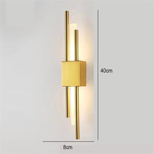 Load image into Gallery viewer, Modern LED Wall Light Gold Finish 40 cm Wall Sconce